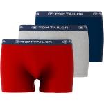 Rote Melierte Tom Tailor Melange Herrenslips & Herrenpanties aus Baumwolle Größe XXL 3-teilig 