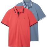 Rote Unifarbene Tom Tailor Herrenpoloshirts & Herrenpolohemden Größe 3 XL 