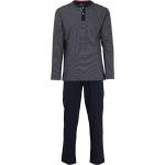 Blaue Tom Tailor Herrenschlafanzüge & Herrenpyjamas aus Baumwolle Übergrößen 