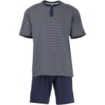 Blaue Tom Tailor Herrenschlafanzüge & Herrenpyjamas aus Baumwolle Größe XL 