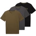 Schwarze Tom Tailor T-Shirts für Herren Größe M 3-teilig 