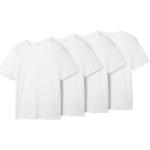 Weiße Unifarbene Tom Tailor T-Shirts für Herren Größe XXL 4-teilig 