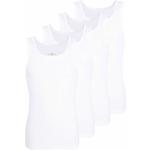 Weiße Tom Tailor Herrenträgerhemden & Herrenachselhemden aus Baumwolle 4-teilig für den für den Sommer 