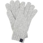 Reduzierte Graue Unifarbene Tom Tailor Melange Strick-Handschuhe für Herren Größe M für den für den Winter 