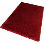 TOM TAILOR Hochflor-Teppich »Flocatic«, rechteckig, Höhe 60 mm, super weich und flauschig, Wohnzimmer, rot, rot