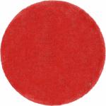 Reduzierte Rote Unifarbene Runde Runde Hochflorteppiche 140 cm 