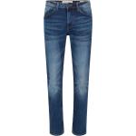 Blaue Elegante Tom Tailor Slim Fit Jeans mit Reißverschluss aus Denim für Herren Weite 33, Länge 30 