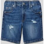 Reduzierte Blaue Tom Tailor Jeans Shorts für Kinder aus Baumwollmischung für Jungen Größe 128 