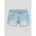 Hellblaue Tom Tailor Jeans Shorts für Kinder aus Baumwolle für Mädchen Größe 170 
