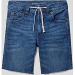 Reduzierte Hellblaue Tom Tailor Jeans Shorts für Kinder aus Baumwollmischung für Jungen Größe 128 