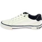 Weiße Tom Tailor Low Sneaker aus Baumwolle für Kinder Größe 35 