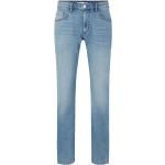 Reduzierte Blaue Tom Tailor Slim Fit Jeans mit Reißverschluss aus Baumwollmischung für Herren Weite 32, Länge 34 