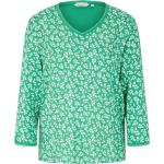 Grüne Langärmelige Tom Tailor Print-Shirts für Damen Größe XXL 
