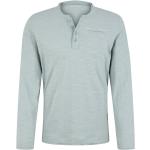 Blaue Langärmelige Tom Tailor Shirts mit Tasche für Herren Größe XL 