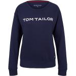Dunkelblaue Unifarbene Tom Tailor Damensweatshirts Größe S 