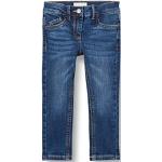 Blaue Tom Tailor Skinny Jeans für Kinder aus Denim für Mädchen Größe 92 