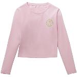 Pinke Motiv Langärmelige Tom Tailor Emoji Smiley Printed Shirts für Kinder & Druck-Shirts für Kinder für Mädchen Größe 152 