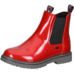 Rote Tom Tailor Chelsea-Boots mit Reißverschluss für Kinder Größe 32 