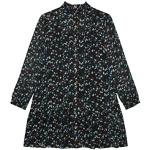 Reduzierte Gepunktete Elegante Langärmelige Tom Tailor Stehkragen Gemusterte Kinderkleider für Mädchen Größe 164 