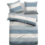 Blaue Moderne Tom Tailor Melange Bettwäsche mit Reißverschluss 135x200 
