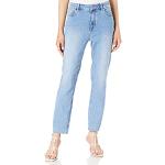Blaue Tom Tailor mine to five Skinny Jeans mit Fransen mit Reißverschluss aus Denim für Damen 