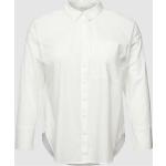 Reduzierte Weiße Unifarbene Tom Tailor Hemdblusen aus Baumwollmischung für Damen Größe L für den für den Frühling 