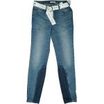 Blaue Tom Tailor Polo Team Slim Fit Jeans aus Baumwollmischung für Damen Größe S Weite 28, Länge 30 