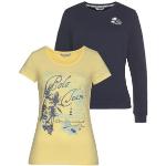 Marineblaue Tom Tailor Polo Team Rundhals-Ausschnitt Damensweatshirts Größe XS 