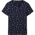 Marineblaue Tom Tailor T-Shirts für Damen Größe XXS 