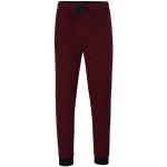 Reduzierte Rote Tom Tailor Pyjamahosen lang aus Frottee für Herren Größe XL 1-teilig 