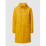 Gelbe Wasserdichte Tom Tailor Kapuzenmäntel aus Polyester für Damen Größe XXL 