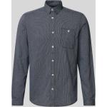 Dunkelblaue Unifarbene Tom Tailor Kentkragen Hemden mit Kent-Kragen aus Baumwolle für Herren Größe L 
