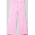 Pinke Unifarbene Tom Tailor Kinderhosen aus Baumwolle für Mädchen Größe 128 