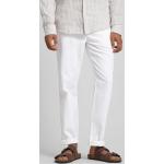 Weiße Unifarbene Tom Tailor Leinenhosen aus Leinen für Herren Größe 3 XL 