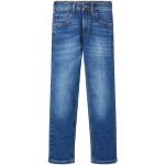 Reduzierte Blaue Unifarbene Casual Tom Tailor Straight Leg Jeans für Kinder mit Reißverschluss aus Baumwolle trocknergeeignet für Jungen Größe 92 
