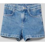 Blaue Tom Tailor Jeans Shorts für Kinder aus Baumwolle für Mädchen Größe 104 