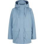 Blaue Tom Tailor Denim Mini Kurzjacken & Cropped-Jackets Faded mit Reißverschluss mit Kapuze für Damen Größe XXL 