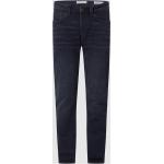 Dunkelblaue Tom Tailor Josh Slim Fit Jeans aus Baumwollmischung für Herren Größe XXL Weite 31, Länge 32 