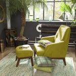 Reduzierte Grüne Tom Tailor Cozy Sessel mit Hocker Breite 50-100cm, Höhe 50-100cm, Tiefe 50-100cm 