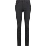 Schwarze Bestickte Casual Tom Tailor Alexa Slim Fit Jeans mit Reißverschluss aus Polyamid für Damen Größe XXL 