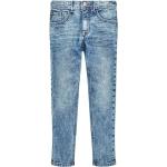 Reduzierte Blaue Tom Tailor Skinny Jeans für Kinder mit Reißverschluss aus Denim Größe 110 