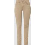 Beige Tom Tailor Alexa Skinny Jeans mit Reißverschluss aus Baumwollmischung für Damen Größe XS Weite 26, Länge 32 