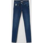 Blaue Tom Tailor Skinny Jeans für Kinder mit Reißverschluss aus Baumwollmischung für Mädchen Größe 176 