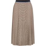 Kamelbraune Karo Tom Tailor Midi Festliche Röcke für Damen Größe M 