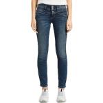Slim-fit-Jeans TOM TAILOR "Alexa Slim" blau (random bleached) Damen Jeans Röhrenjeans Bestseller