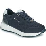 Marineblaue Tom Tailor Low Sneaker aus Textil für Damen Größe 37 