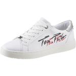 Weiße Tom Tailor Low Sneaker in Normalweite aus Textil Leicht für Damen 