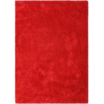 Rote Unifarbene Tom Tailor Hochflorteppiche 