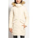 Reduzierte Weiße Gesteppte Tom Tailor Damensteppmäntel & Damenpuffercoats mit Reißverschluss aus Polyester mit Kapuze Größe XL für den für den Winter 