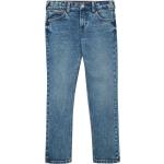 Blaue Tom Tailor Straight Leg Jeans für Kinder für Jungen Größe 128 
